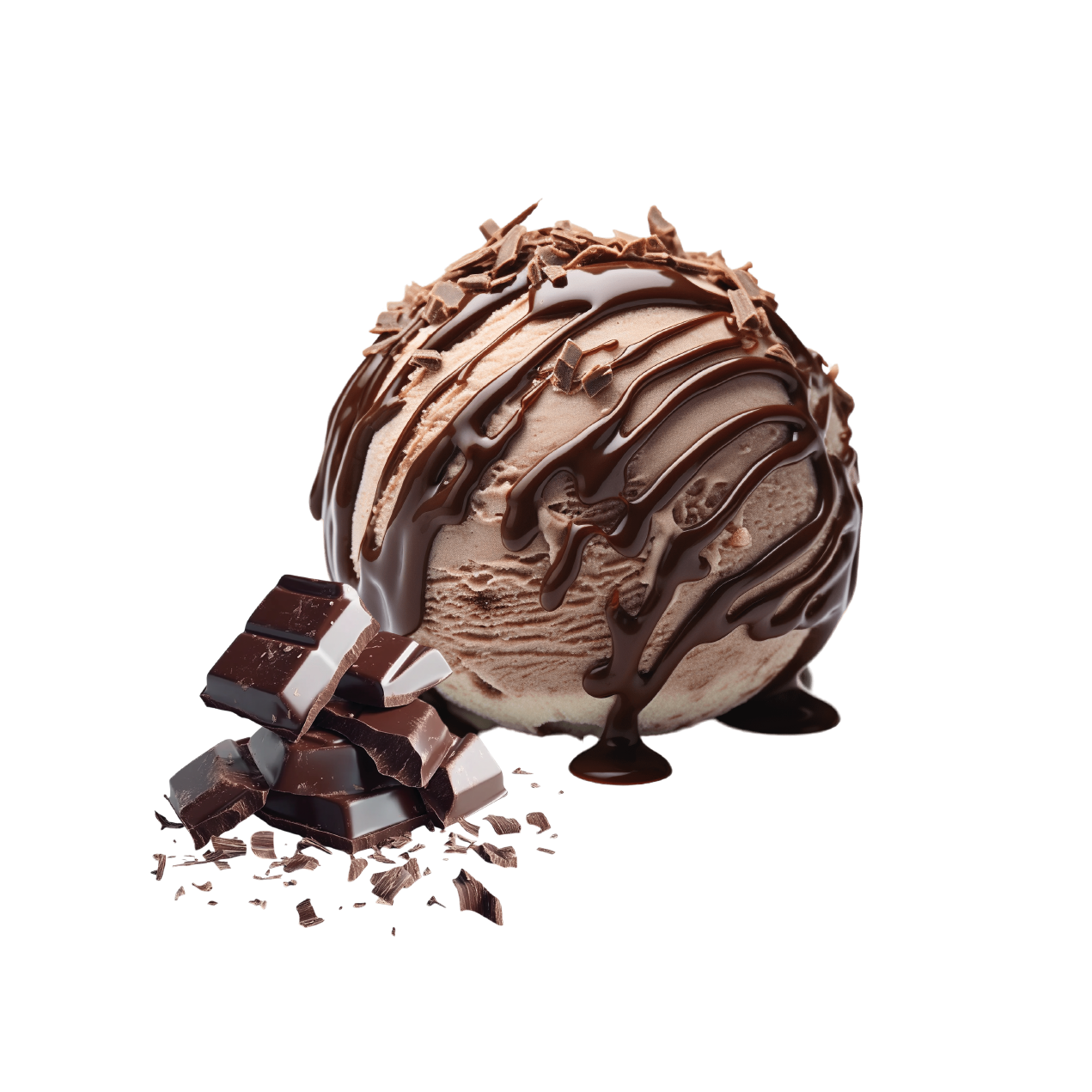 Cioccolato variegato con crema di cioccolato